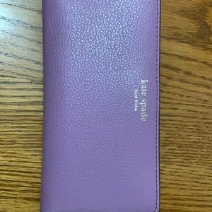 Beautiful purple/pink/mauve authentic Kate spade wallet